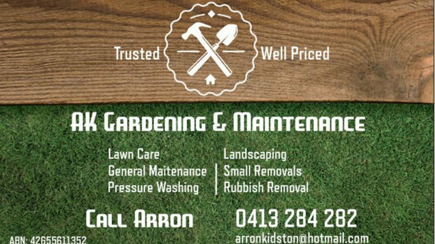 AK Gardening and Maintenance - Self Starter - Batemans Bay