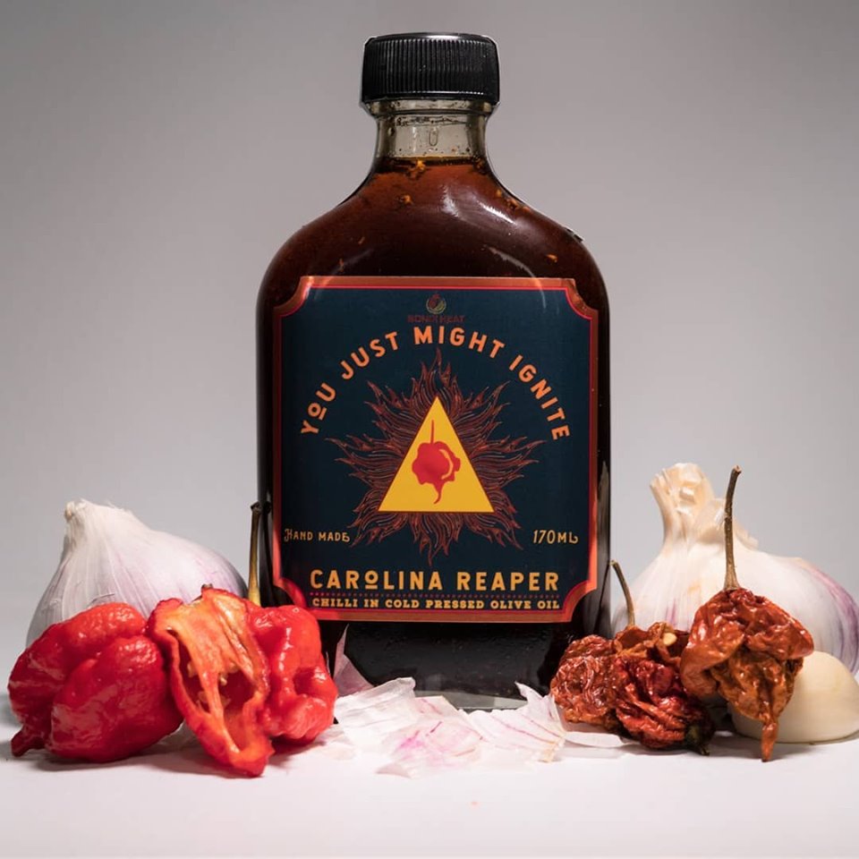 Carolina Reaper Olive Oil - Bondi Heat - Mishka Bobrov - Self Starter Podcast